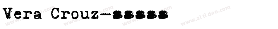 Vera Crouz字体转换